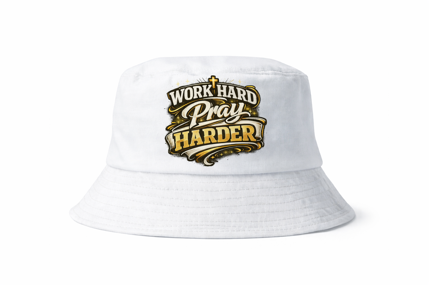 WORK HARD PRAY HARDER – Premium DTF Heat Transfer