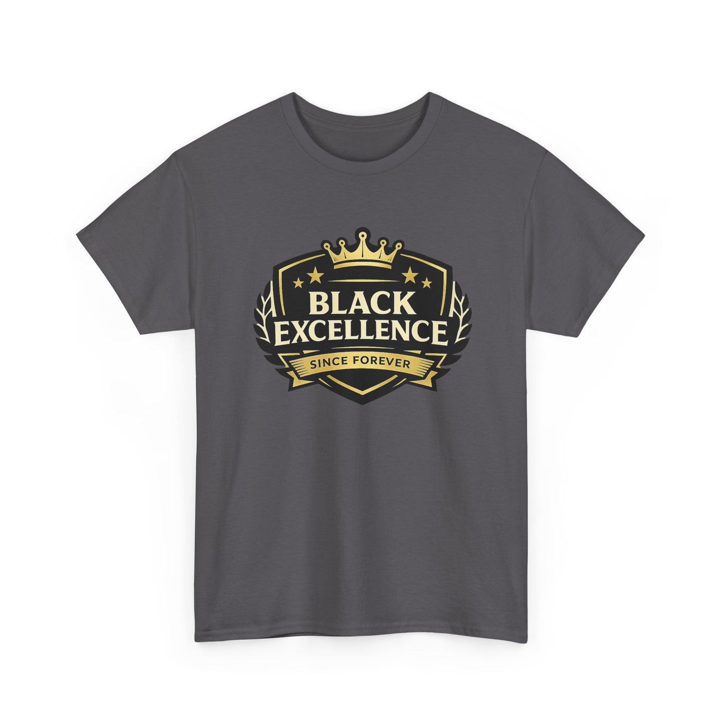 Black Excellence Since Forever Shirt | Crest Graphic Tee (Unisex)