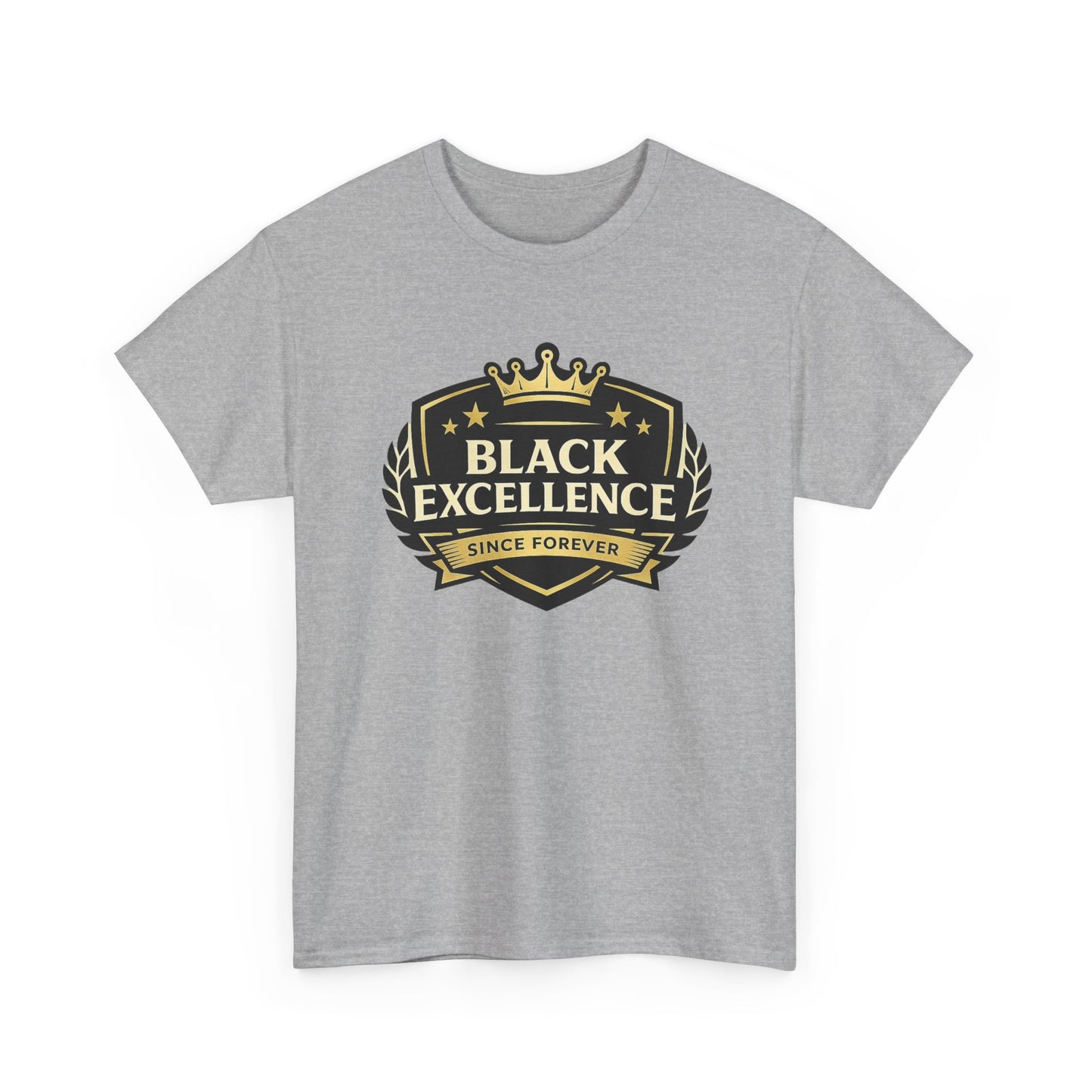 Black Excellence Since Forever Shirt | Crest Graphic Tee (Unisex)