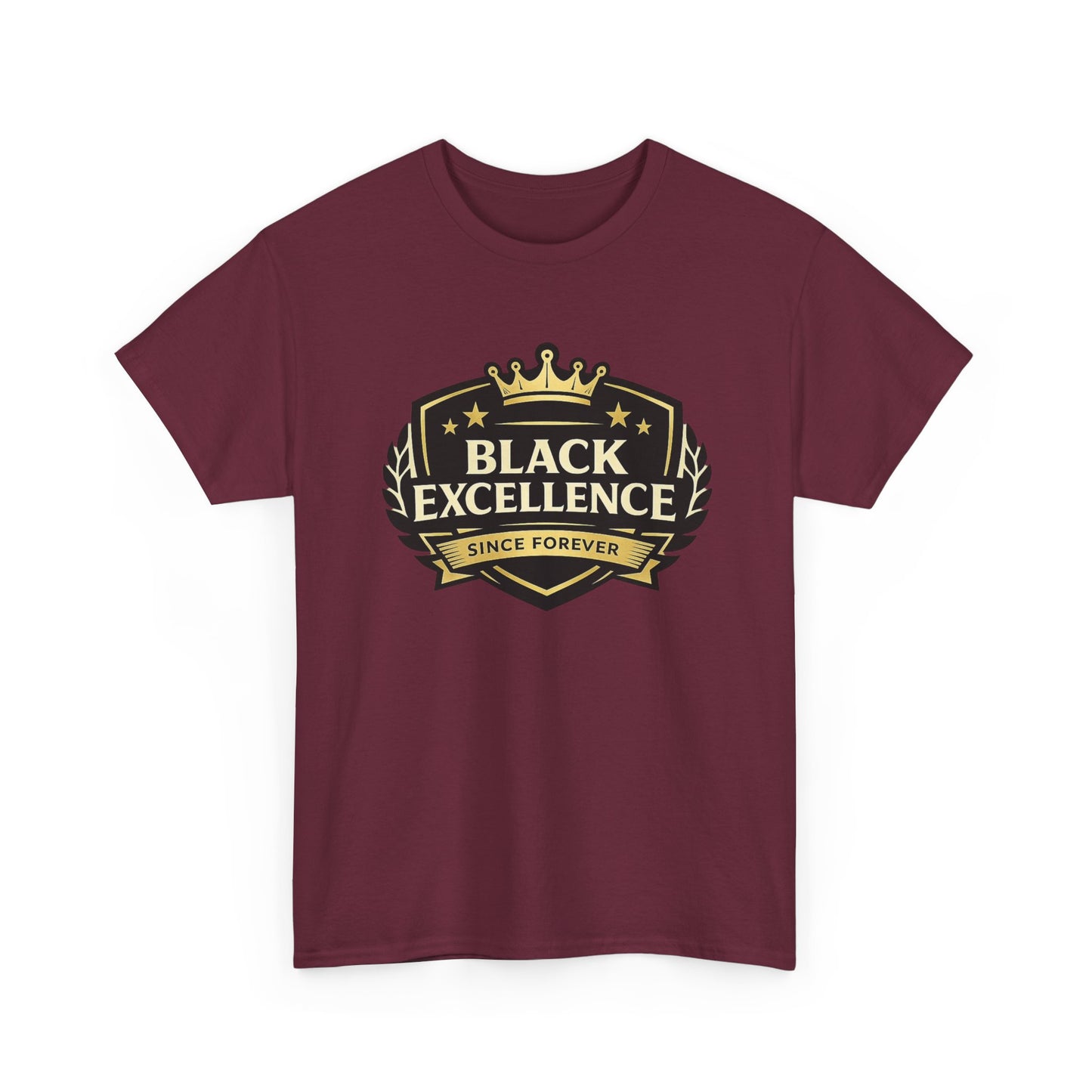 Black Excellence Since Forever Shirt | Crest Graphic Tee (Unisex)