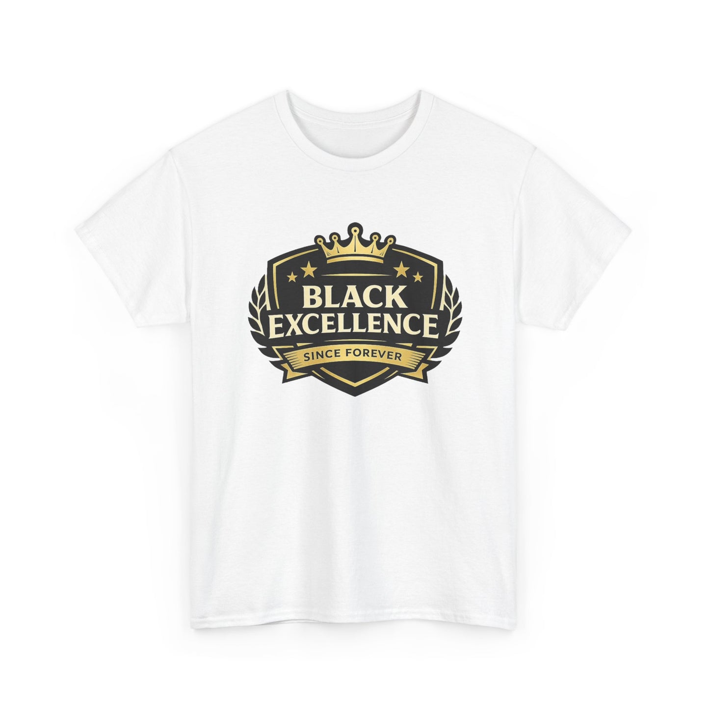 Black Excellence Since Forever Shirt | Crest Graphic Tee (Unisex)