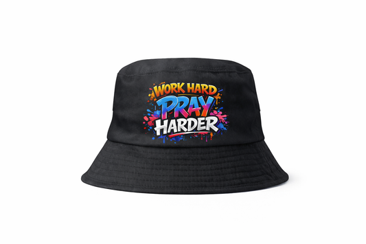 WORK HARD PRAY HARDER – Premium DTF Heat Transfer