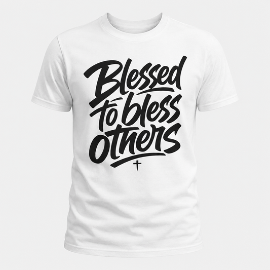 Blessed to Bless Others 11x11 Screen-Printed Heat Transfer