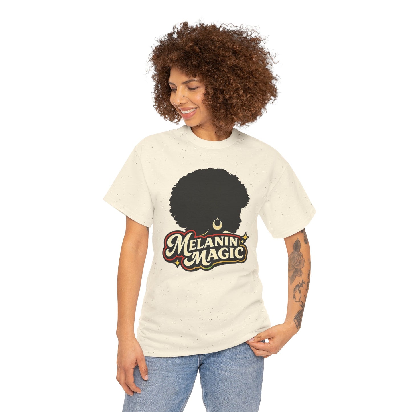 Melanin Magic | Afro Silhouette Unisex Tee