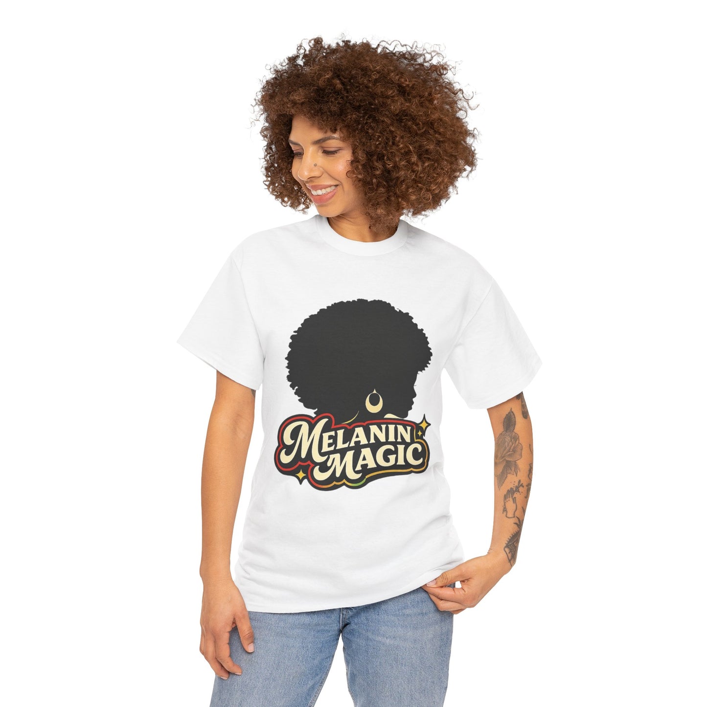 Melanin Magic | Afro Silhouette Unisex Tee