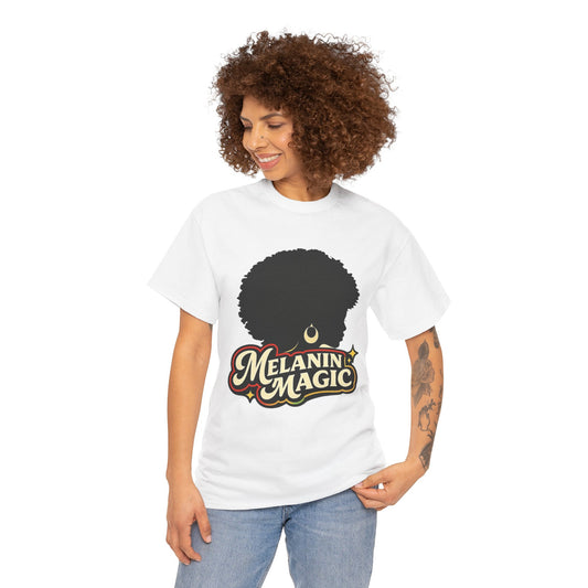 Melanin Magic | Afro Silhouette Unisex Tee